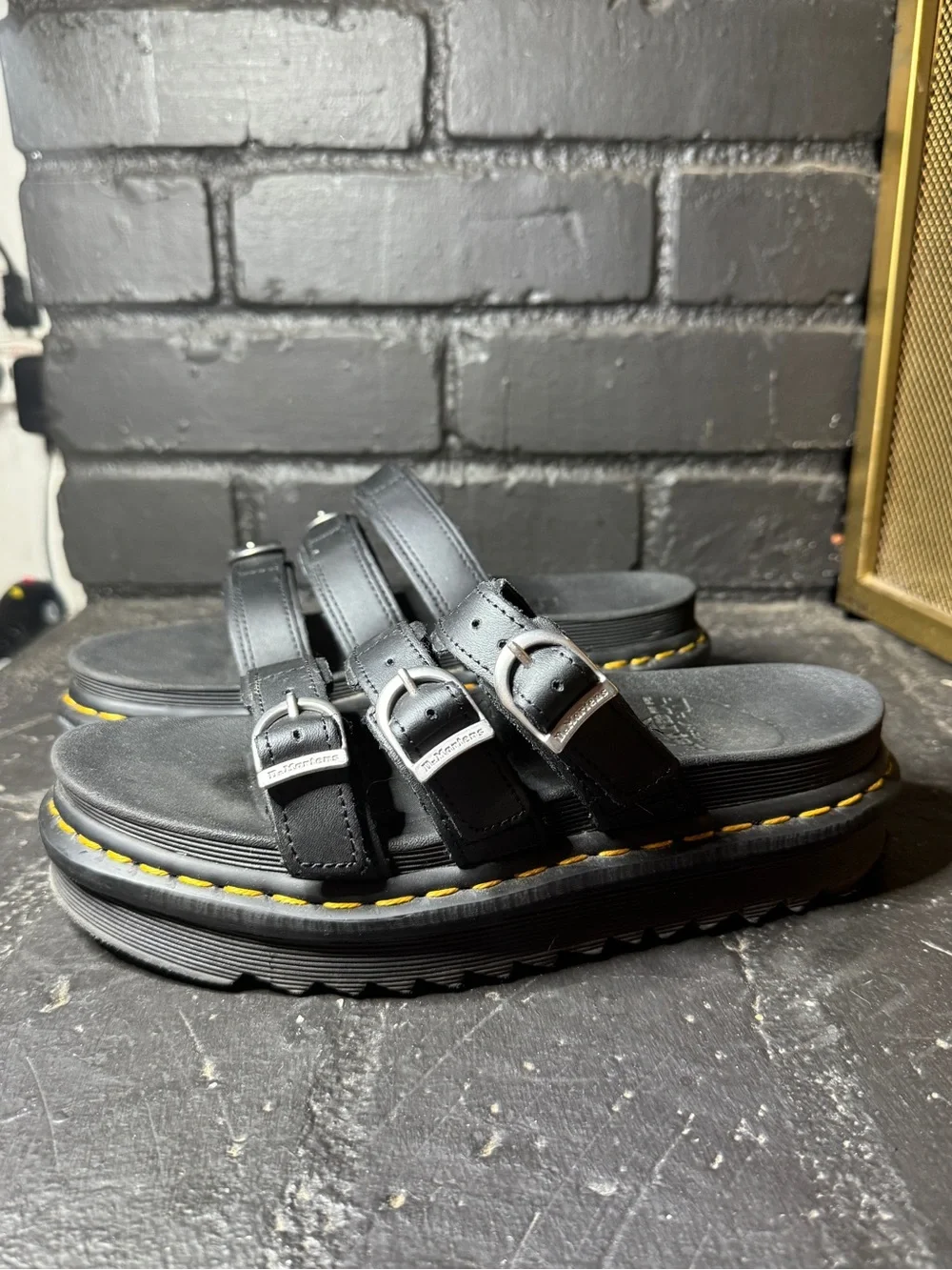 Dr. Martens Blaire leather sandal slide - Picture 4 of 7